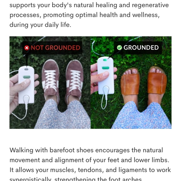 Grounding & Earthing Barefoot Ankle Strap
Sandals for Women - Picture 9 of 12